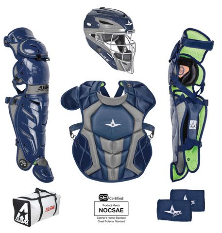 ALL-STAR CKCC912S7X YOUTH S7 AXIS™ PRO CATCHER KIT - AGES 9-12, 14.5" // MEETS NOCSAE